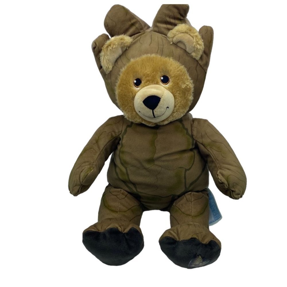 Build A Bear Workshop I Am Baby Groot Marvel Teddy Bear Stuffed Animal 13” Sit